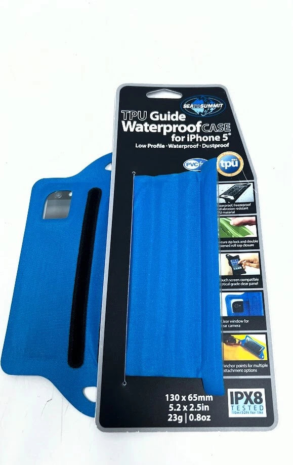 TPU Waterproof Case for iPhone 5 (2012–2013) - Blue
