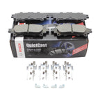 Set of 4 Bosch QuietCast Rear Ceramic Brake Pads for GS350 IS350 RX450h Prius V Sienna (2010–2020)
