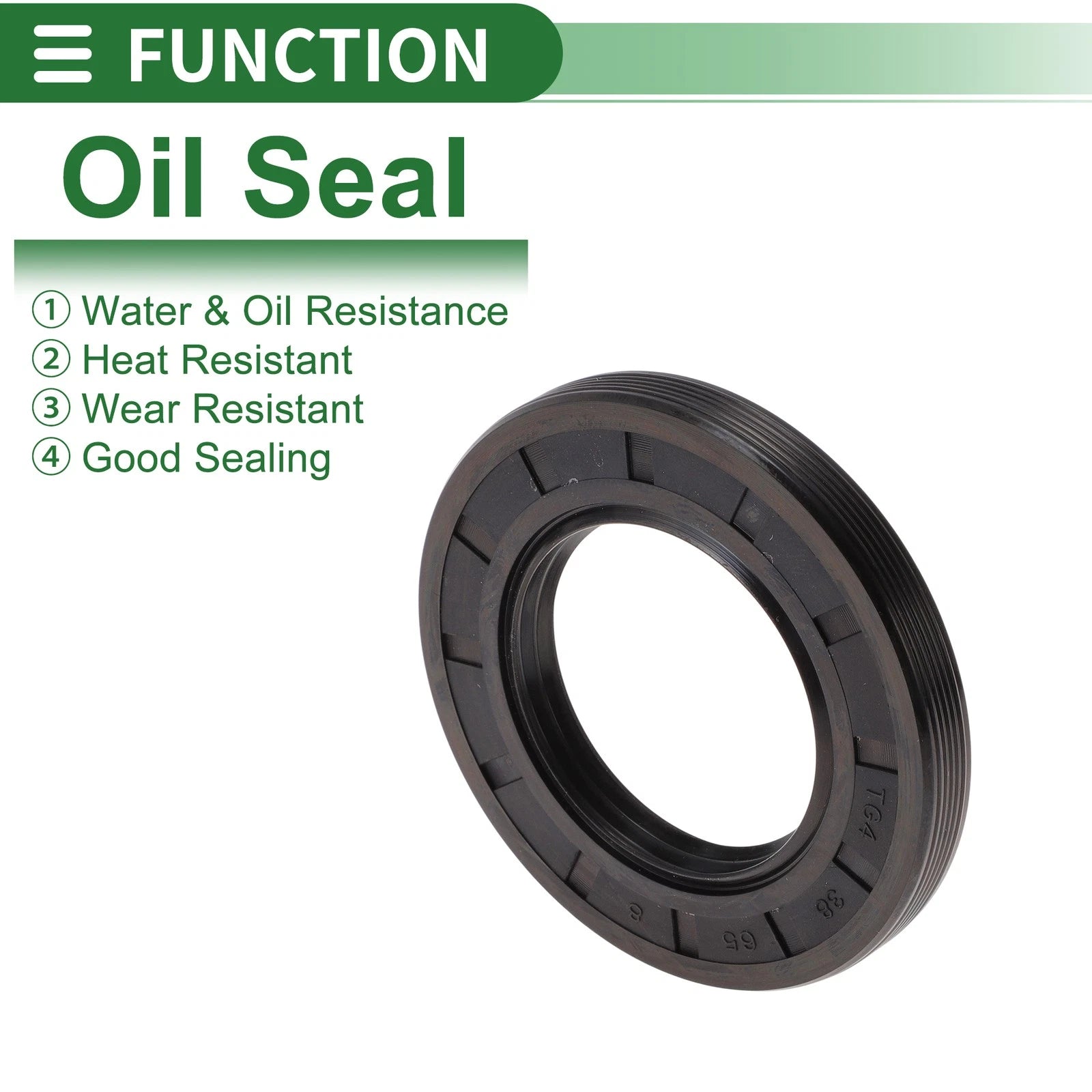 Oil Seal NBR Rubber 38x65x8mm for Various Models (5 Pcs)