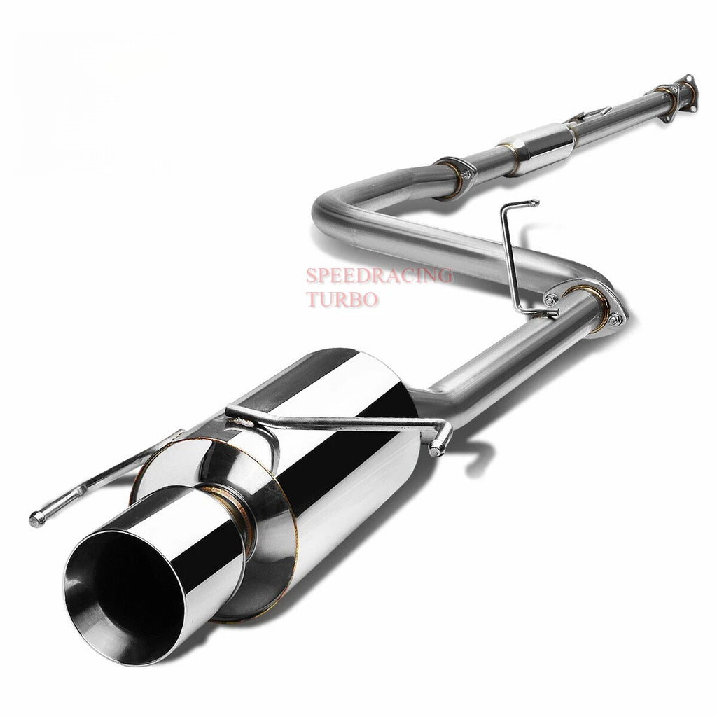 4" Rolled Tip Catback Exhaust Muffler for Honda Prelude H22A4 BB6 (1992–2001)