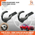 Front Cup Holder Insert Pair for Holden Colorado RG Trailblazer (2017-2022)