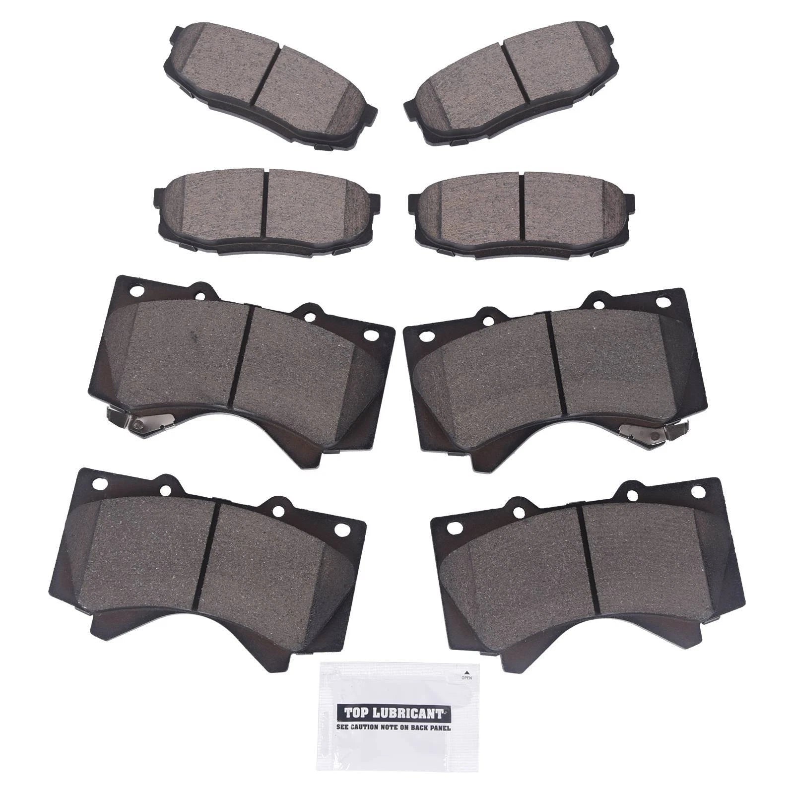 8PCS Ceramic Brake Pad Kit for Toyota Tundra Sequoia (2007-2021)