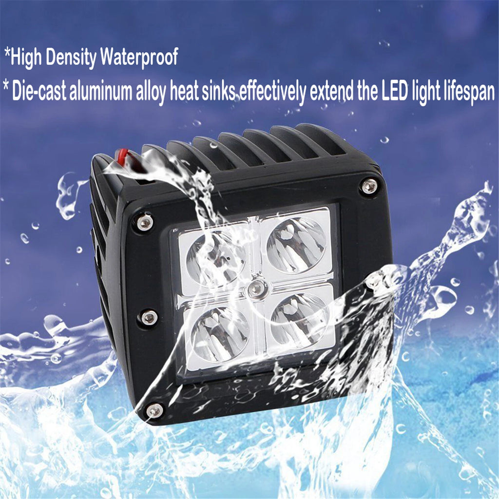 12W CREE LED Pod with Pillar Mounts for Polaris RZR 900 1000 (2014–2023)