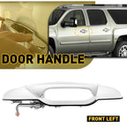 Chrome Door Handle for Chevrolet Silverado 1500 (2007–2013) Front Left Outer