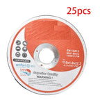 25 Pack Cutting Discs for Metal & Stainless Steel (4-1/2"x.040"x7/8")