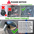 JCW-Style Mirror Cap Cover for MINI Cooper R55 R56 R57 R58 R59 R61 (2007–2015)