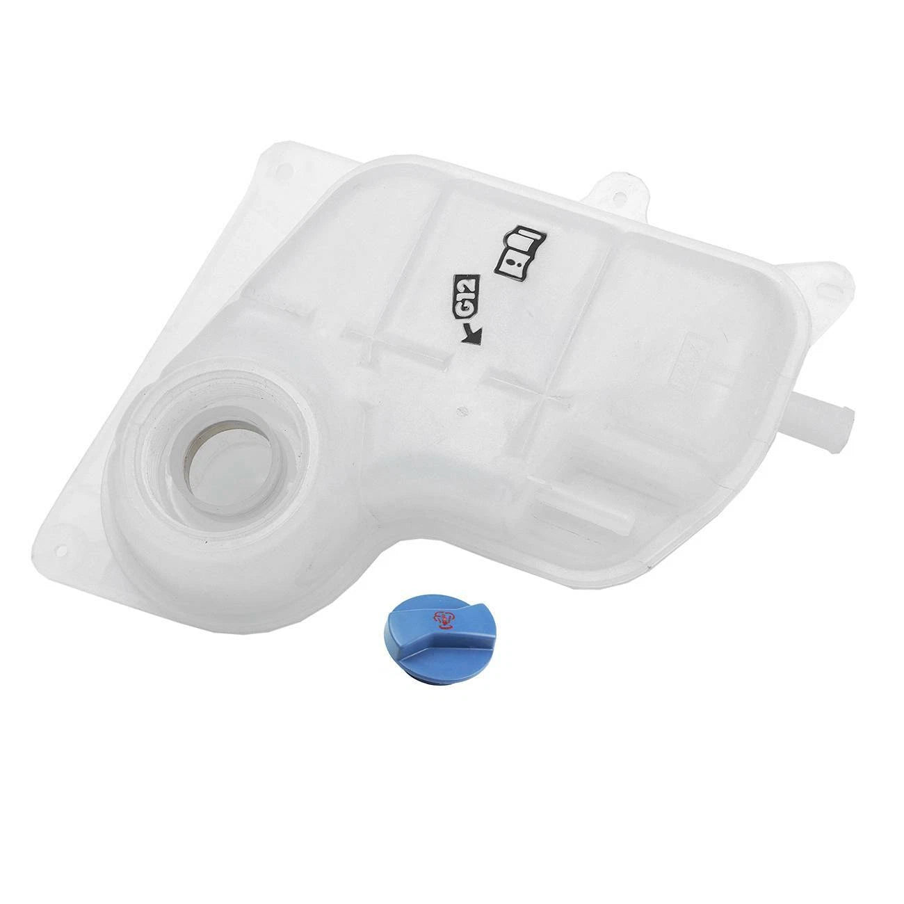 Coolant Tank Reservoir with Cap & Sensor for VW Passat Audi A4 A6 (1997–2005)
