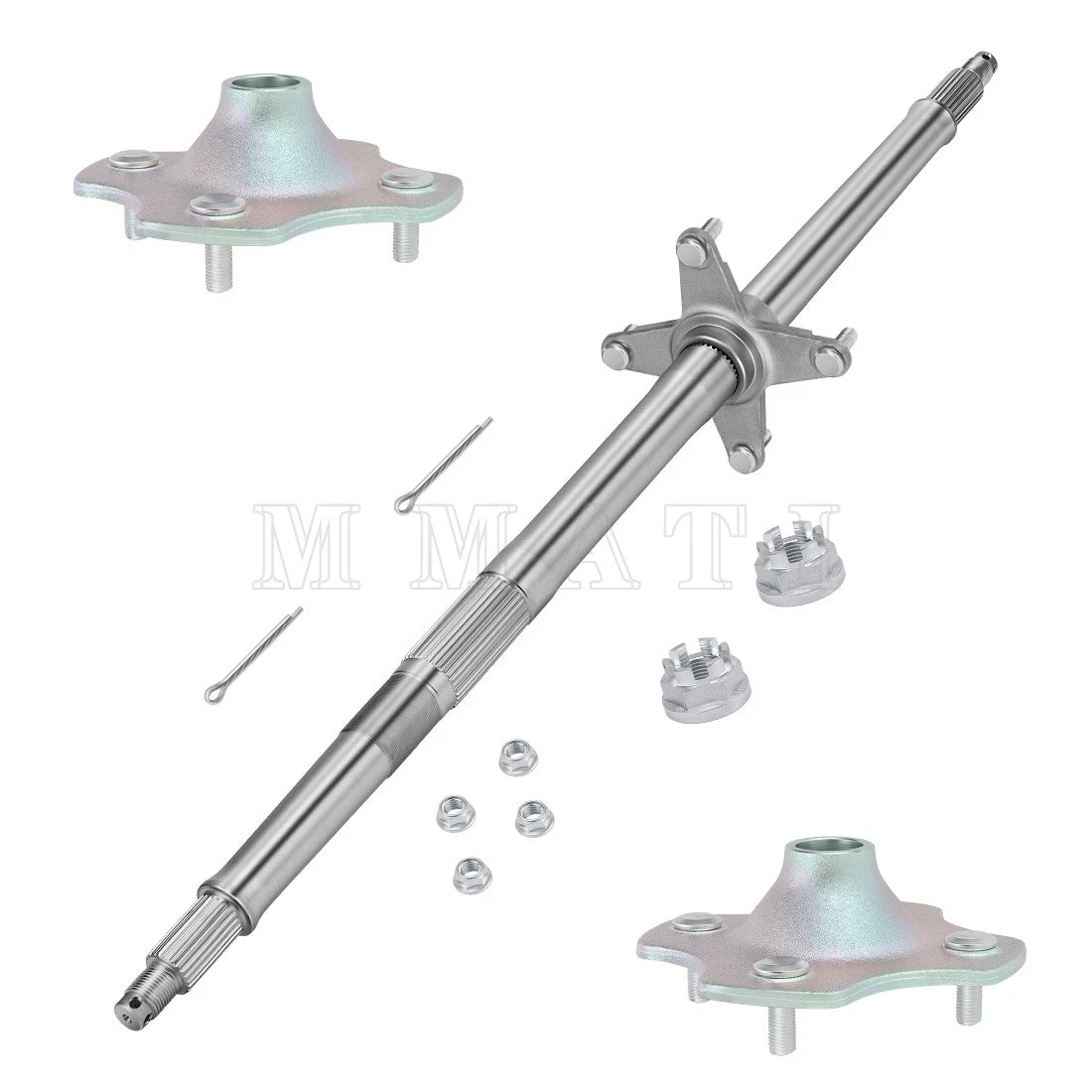 Rear Wheel Axle Shaft W/Hubs for Honda FourTrax TRX200 (1990–1997) 42310-HF1-670