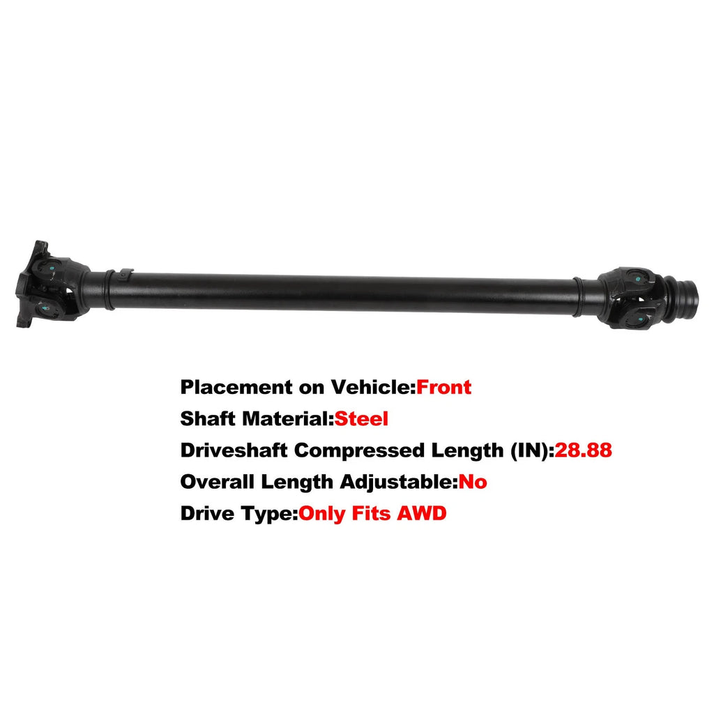 Drive Shaft for BMW X3 F25 (2011–2017) 26209425909 26208605867