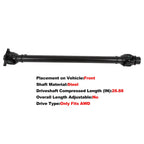 Drive Shaft for BMW X3 F25 (2011–2017) 26209425909 26208605867