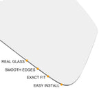Heated Mirror Glass w/ Backing Right Side RH for Audi A3 A4 A5 S5 (2008–2016)