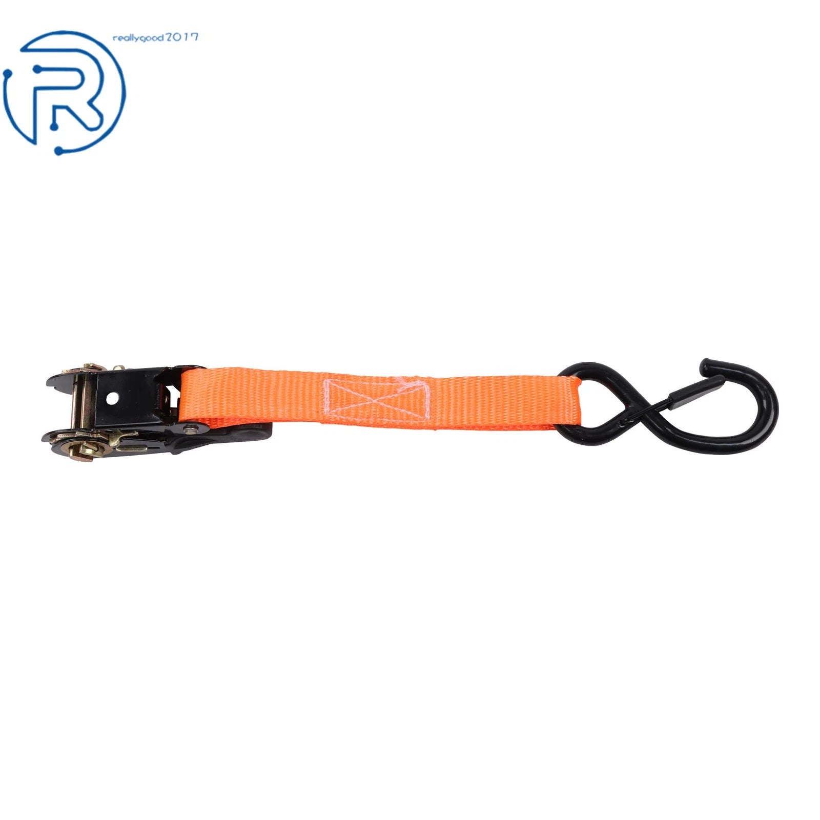 Set of 4 Heavy Duty 1" × 15' Ratchet Straps for Tie Downs