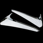 Chrome Rear Window Spoiler Wing Cover for Toyota Highlander (2014-2019)