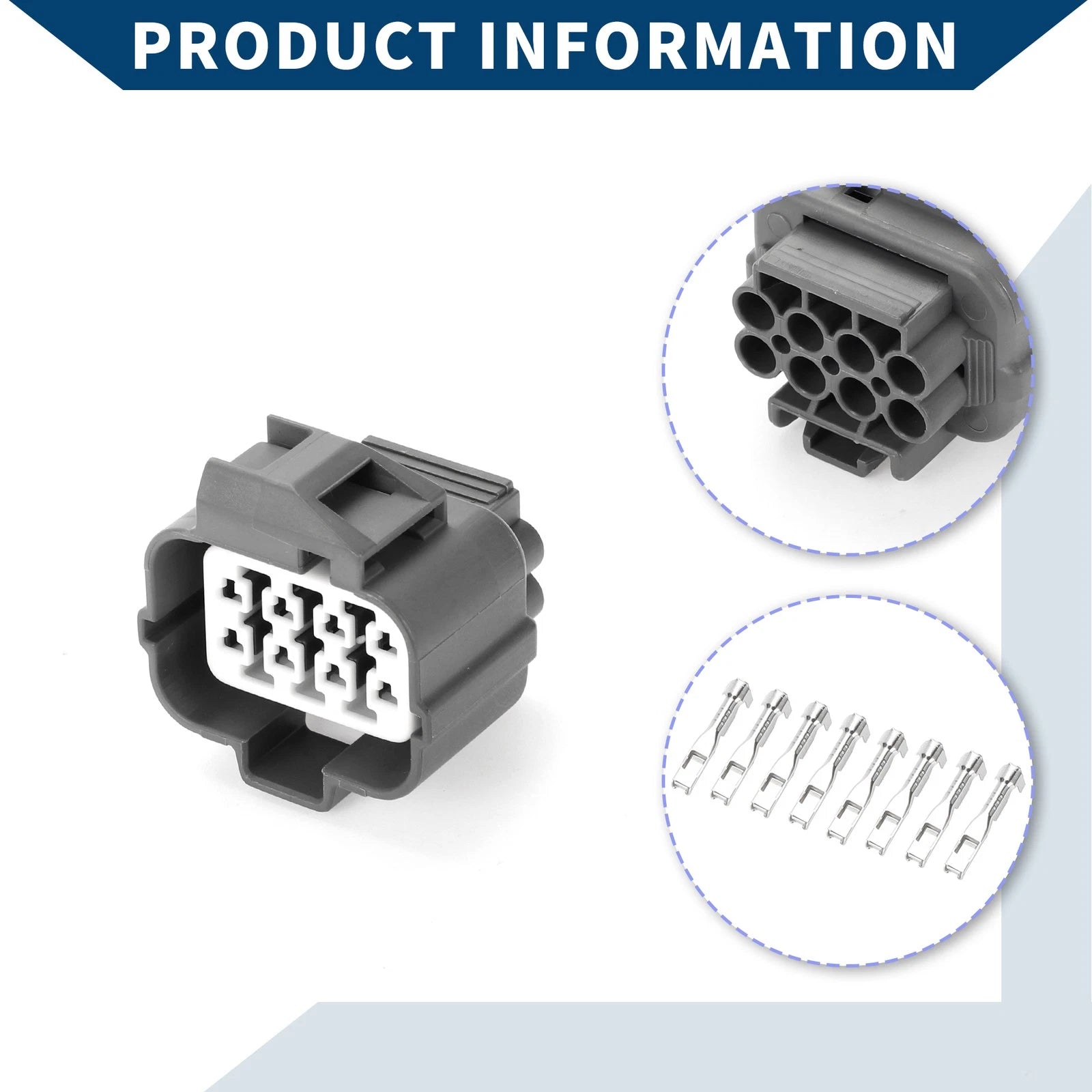 OBD1 Distributor Connector Plug Female Wire Terminal for Honda (Year Range)