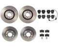 Brembo Brake Kit Disc Rotors Low-Met Pads for Audi Allroad A6 Quattro (2001–2005)