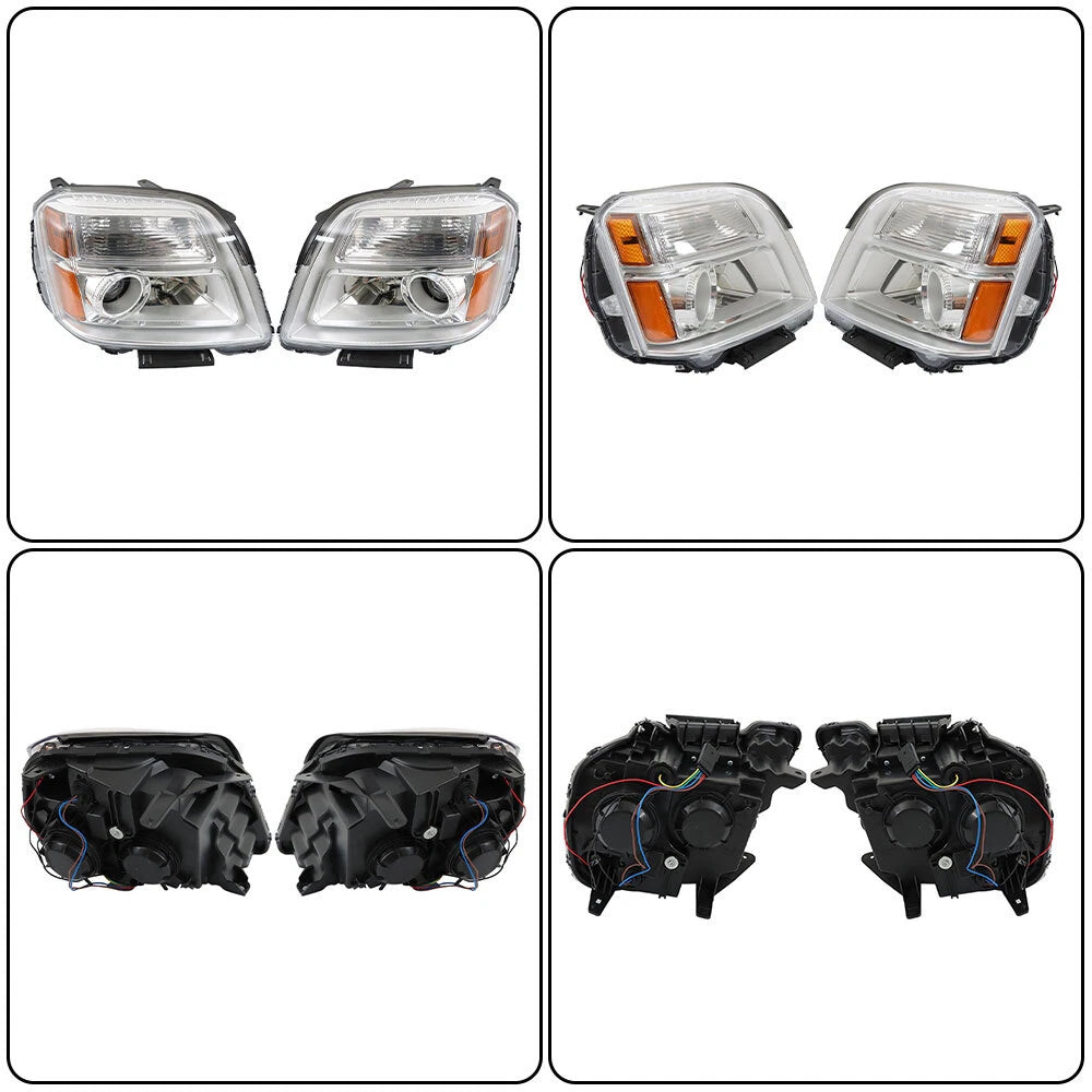 Headlight Assembly for GMC Terrain (2016–2017) Halogen Clear