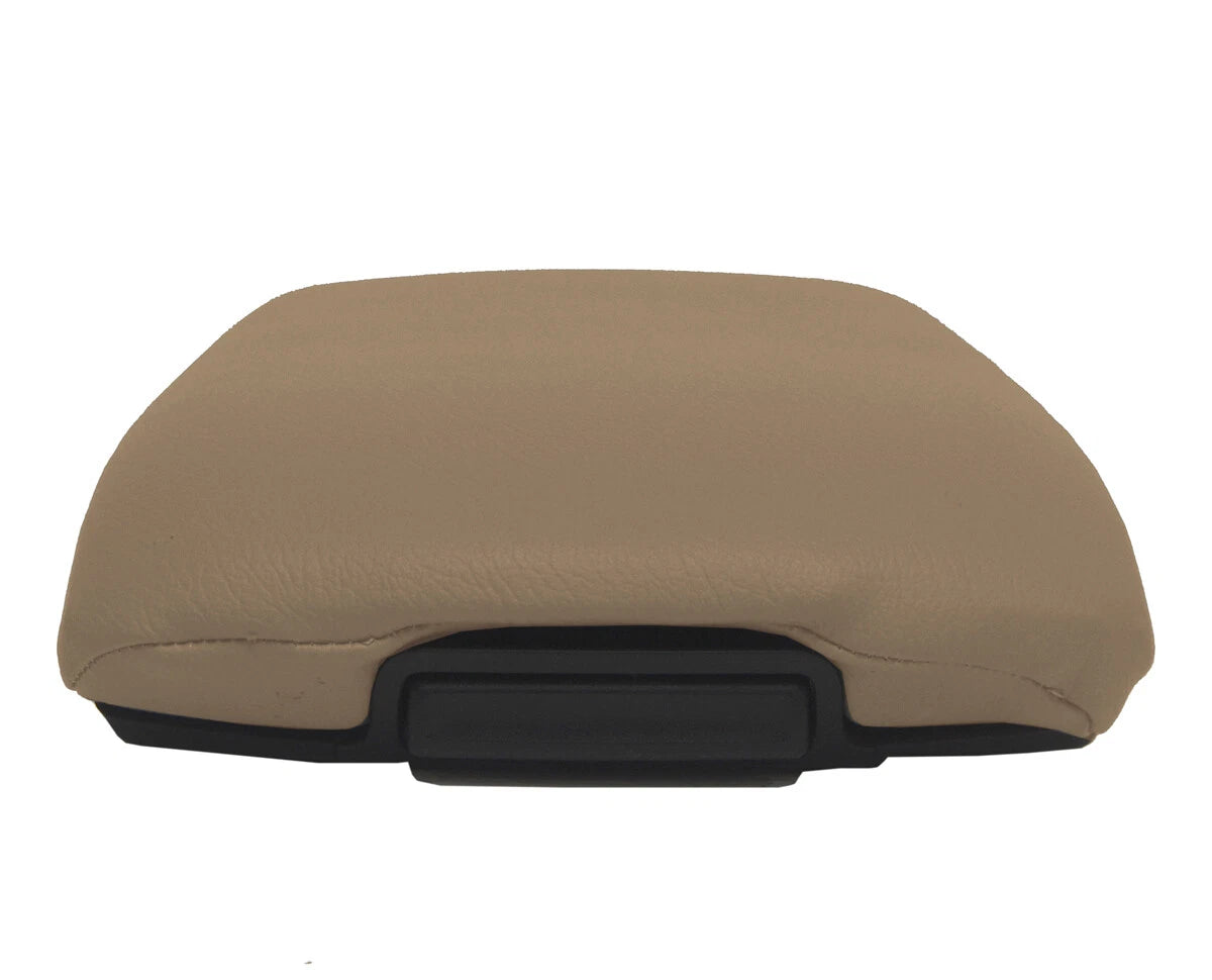 Console Lid Armrest Cover for Nissan Murano (2003–2004) Beige PVC Leather