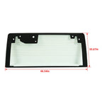 Rear Window Tempered Glass for Jeep Wrangler JK (2011–2017) Heated Light Green