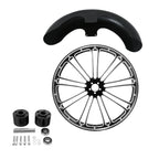 23" Front Fender & Wheel Rim Dual Disc Hub for Harley Electra Glide (2008–2023)