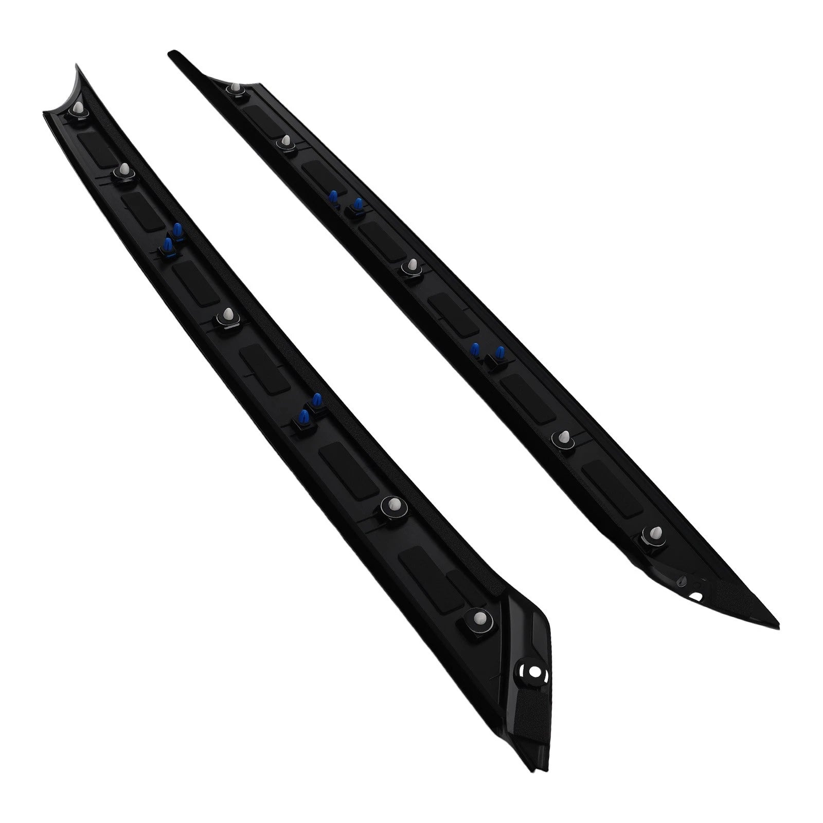 Windshield A-Pillar Molding Trim Pair Black LH RH for Veloster Turbo (2012–2017)