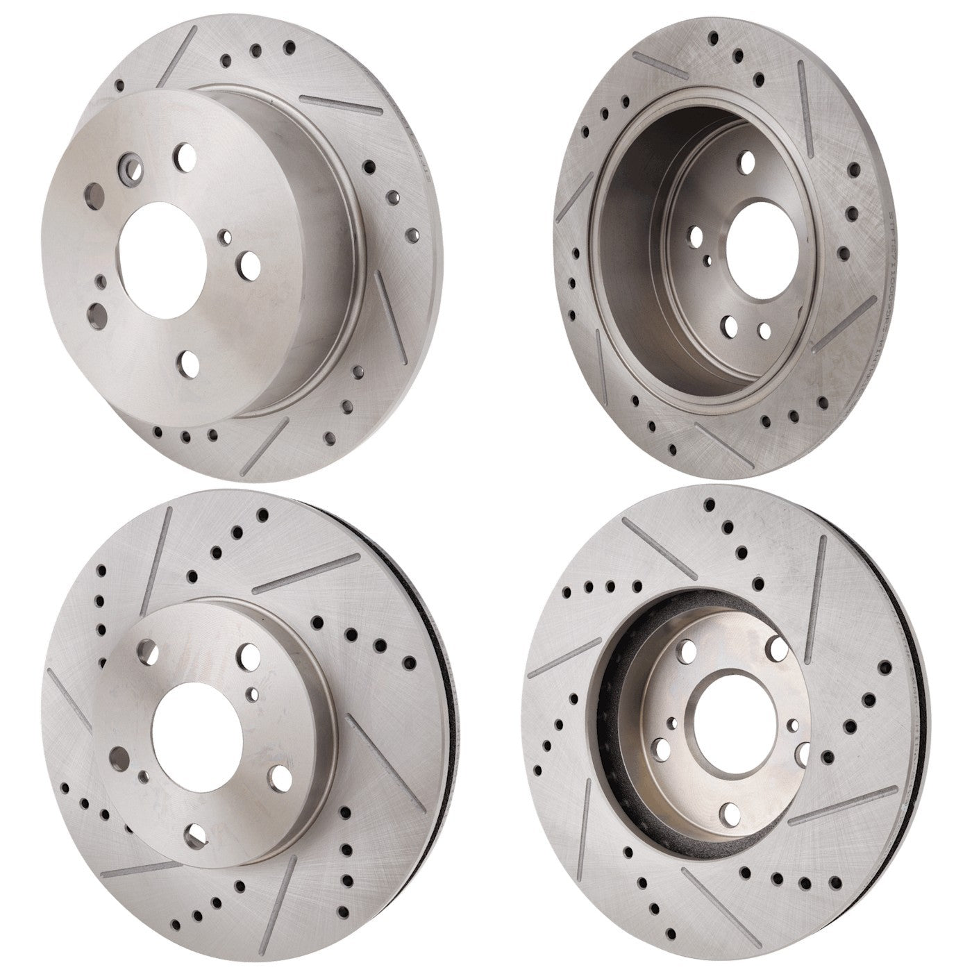 Front & Rear Brake Disc Rotors for Toyota Camry (2002–2006)