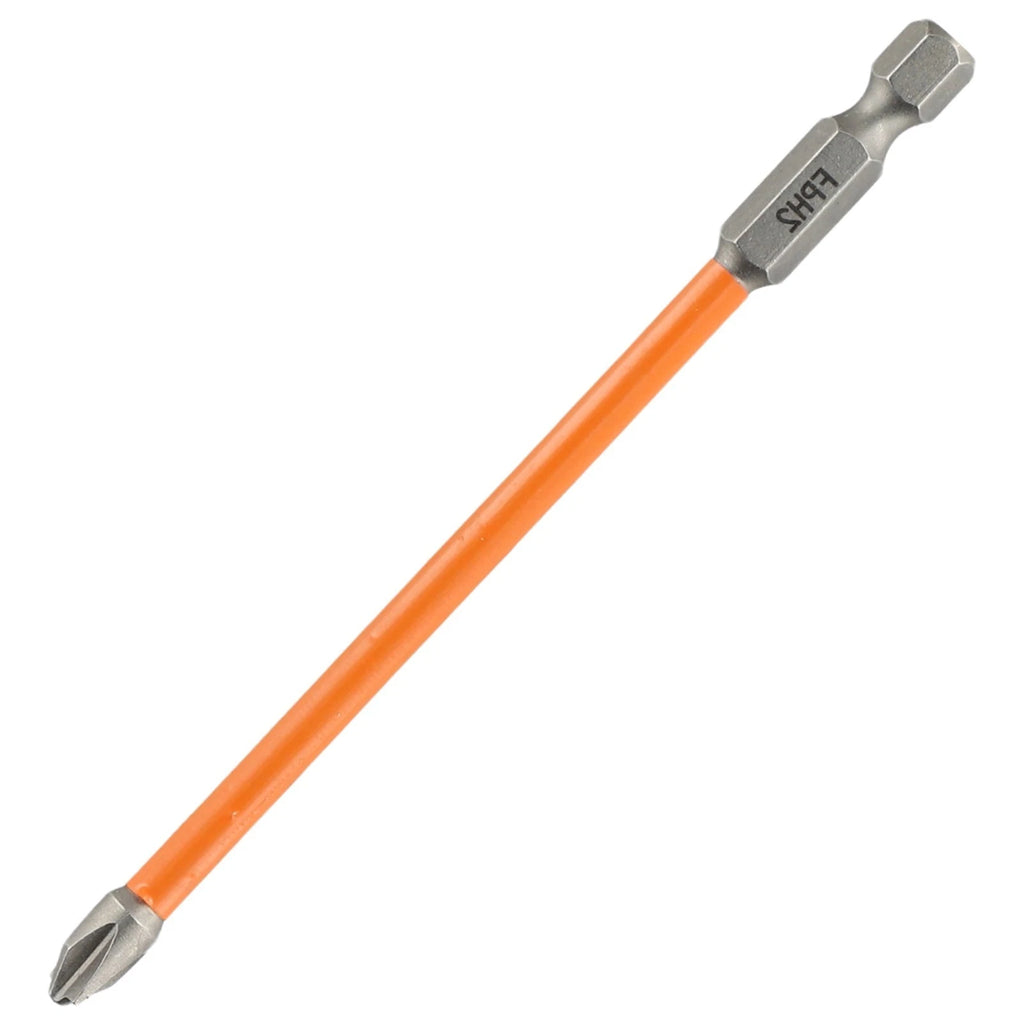 Magnetic Slotted Cross Screwdriver Bit for Electricians (65mm, 110mm)