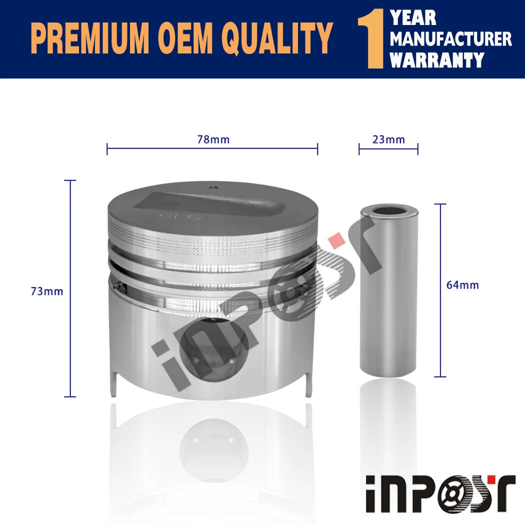 Overhaul Rebuild Kit for Mitsubishi S4L S4L2 (Engine Piston Bearing Set)