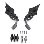 Black Skull Blade Mirror for Yamaha Cruiser (Royal Star, Road Star, V-Star)