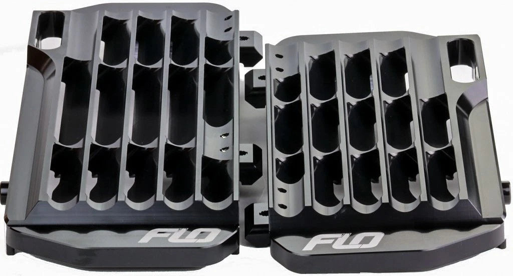 High Flow Radiator Braces for - Black