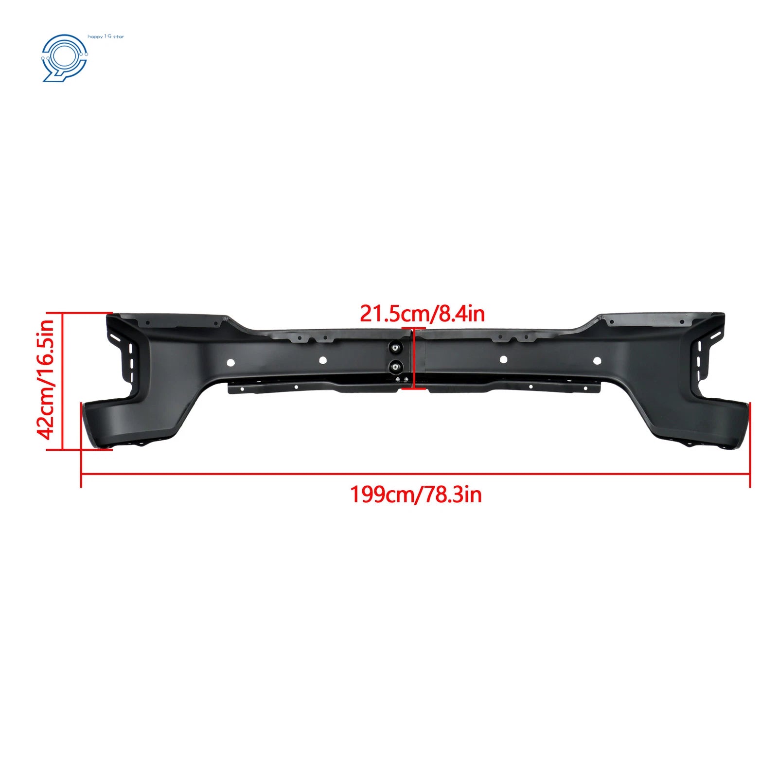 Steel Front Bumper Face Bar for Chevy Silverado 1500 (2019-2022)