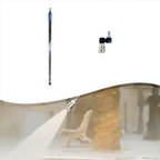 Radiator Cleaning Tool for Cars (40CM Pole, Dual Use Water & Air Head)