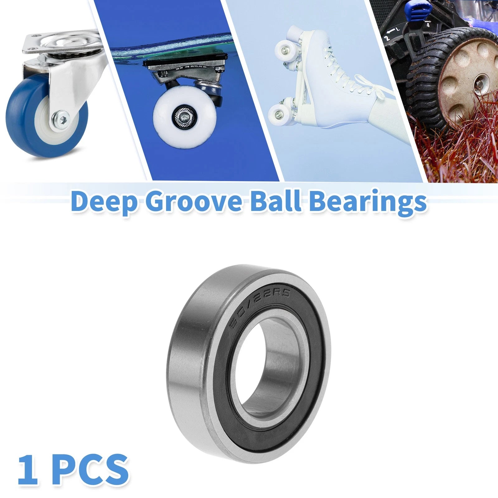Deep Groove Ball Bearing 22x44x12mm for Various Models (1 Pcs)