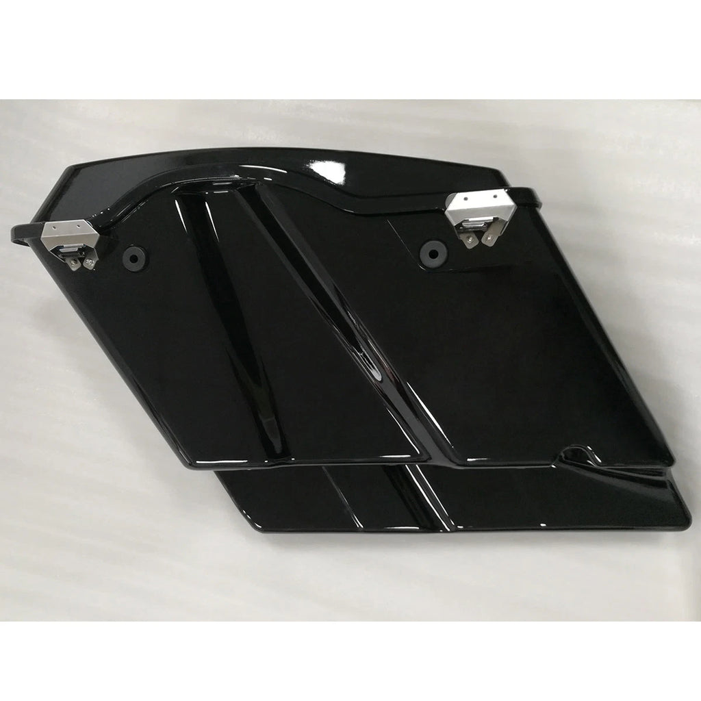 2 Into 1 Extended Stretched Hard Saddlebags for Harley Touring (1993–2013)