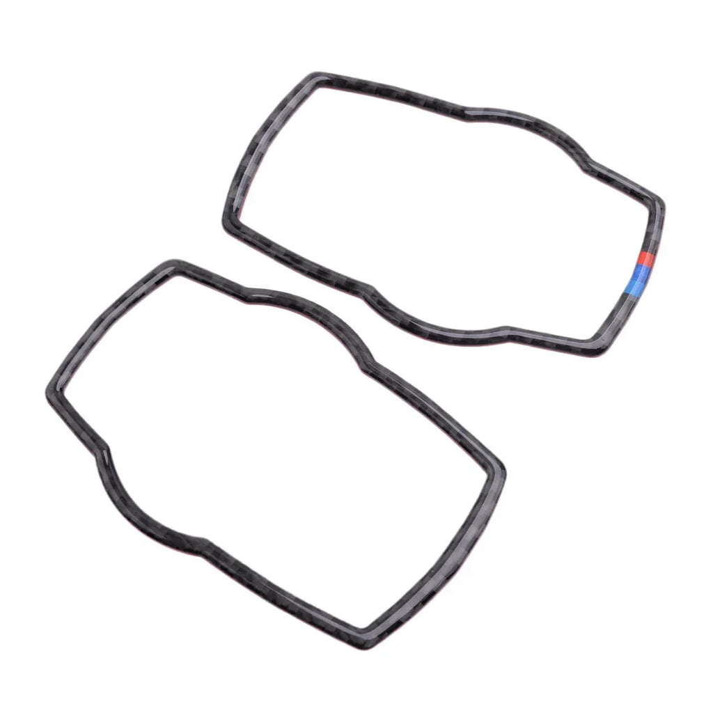 Carbon Fiber Multimedia Control Button Switch Bezel for BMW 1 2 3 4 5 Series