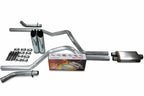2.5" Dual Exhaust Kit for Ford F-150 (1998–2003) - Cherry Bomb Slash Tips