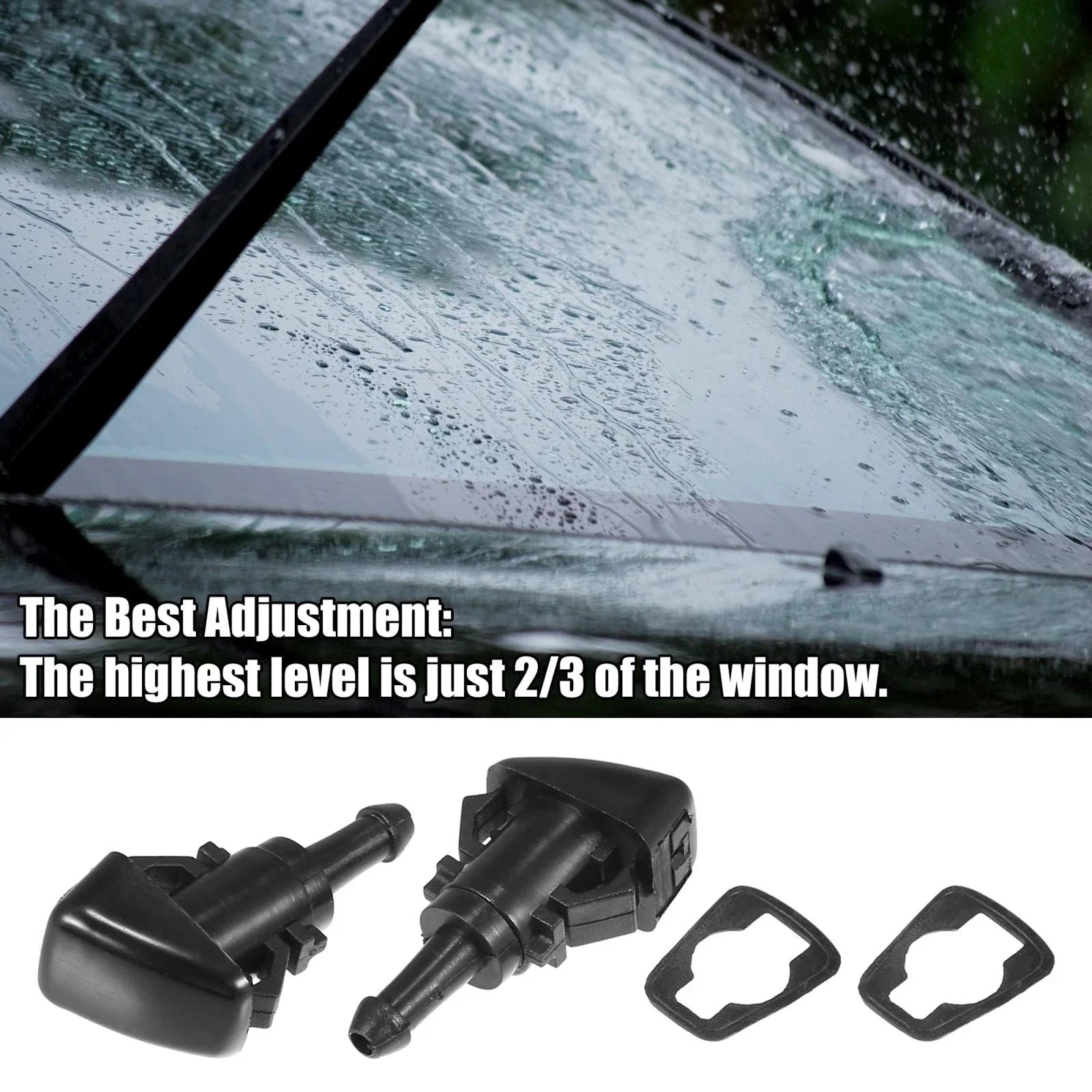 14 x Front Windshield Washer Nozzles Kit for Dodge Neon (2000-2005)
