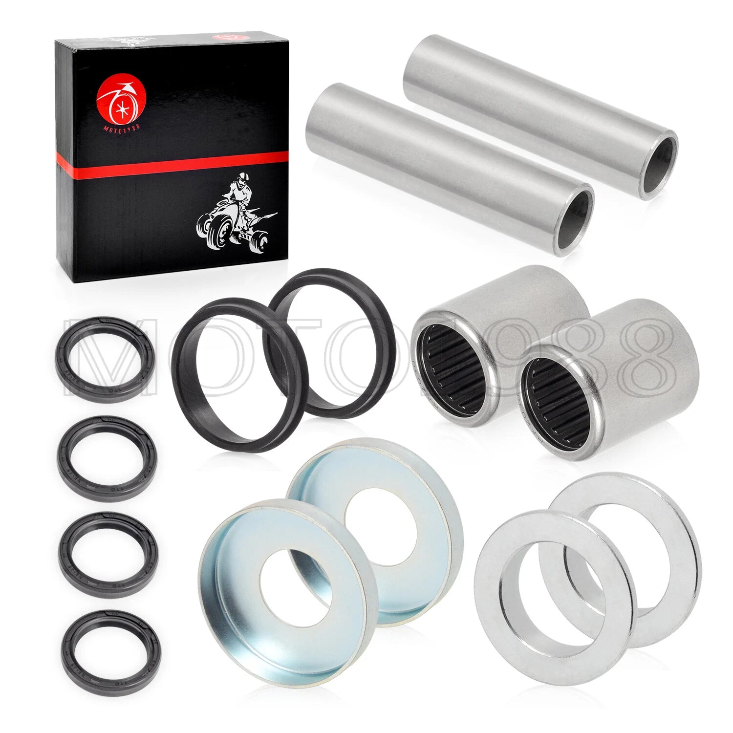 Swingarm Seals Bearing Bushing Rebuild Kit for Honda Sportrax 450 TRX450R (2004–2014)