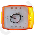 5X Amber Cab Marker Roof Lights with Reflector for Kenworth Peterbilt