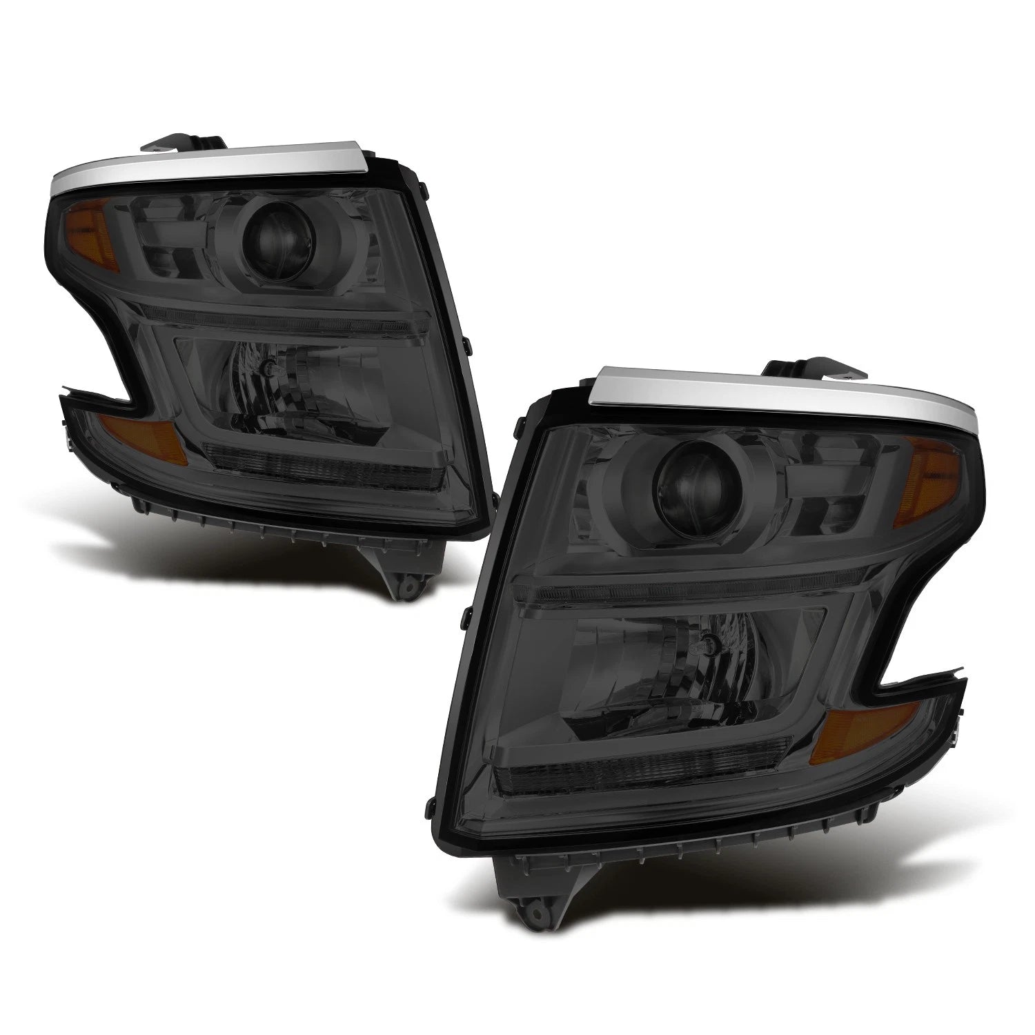 LED DRL Projector Headlights for Chevy Suburban/Tahoe (2015–2020)