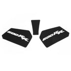 Tank Side Knee Pads Rubber Grips Black for Honda CBR 600 RR (2020–2023) T9