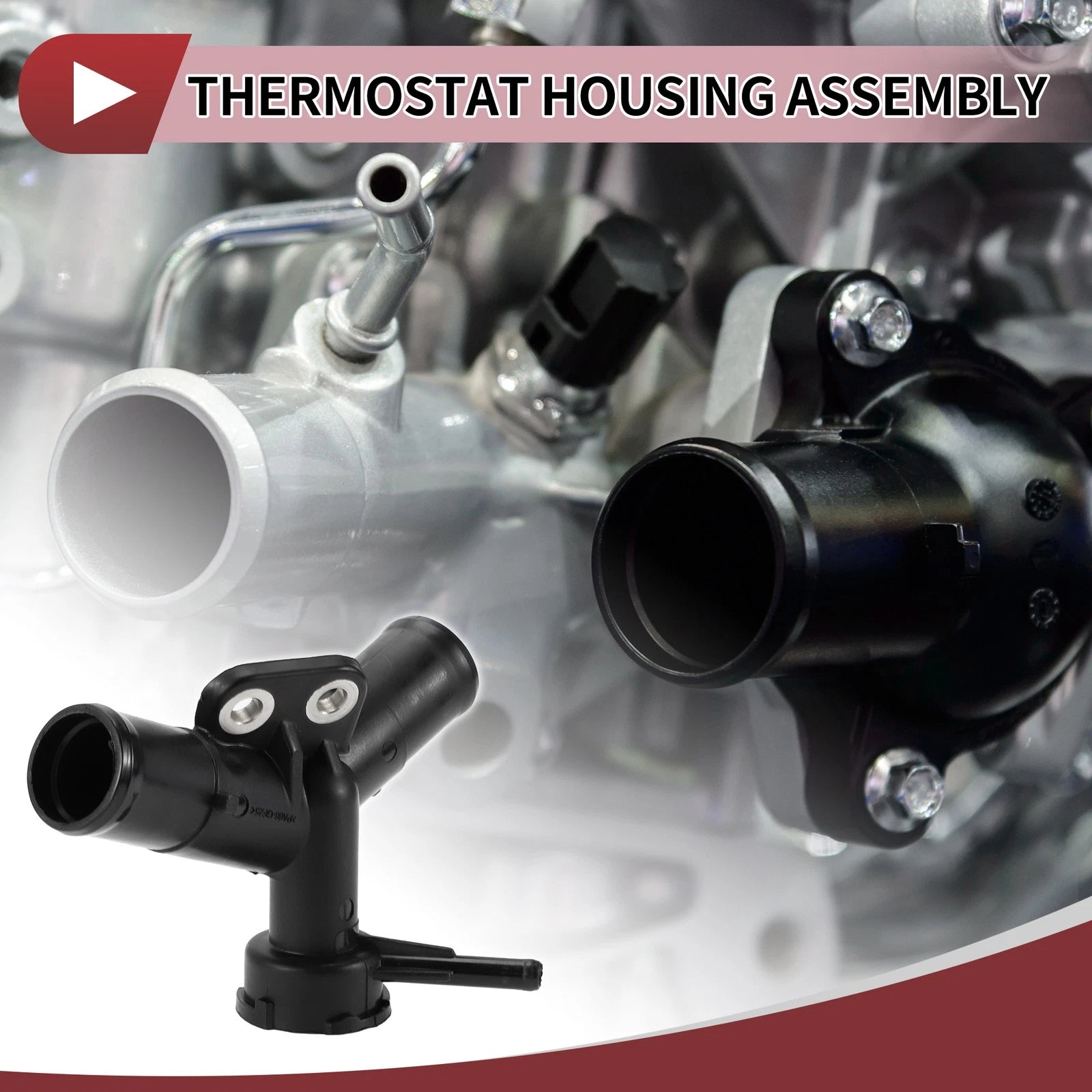 Engine Coolant Thermostat Housing Assembly for Toyota Yaris (2007–2018) No. 1650221060