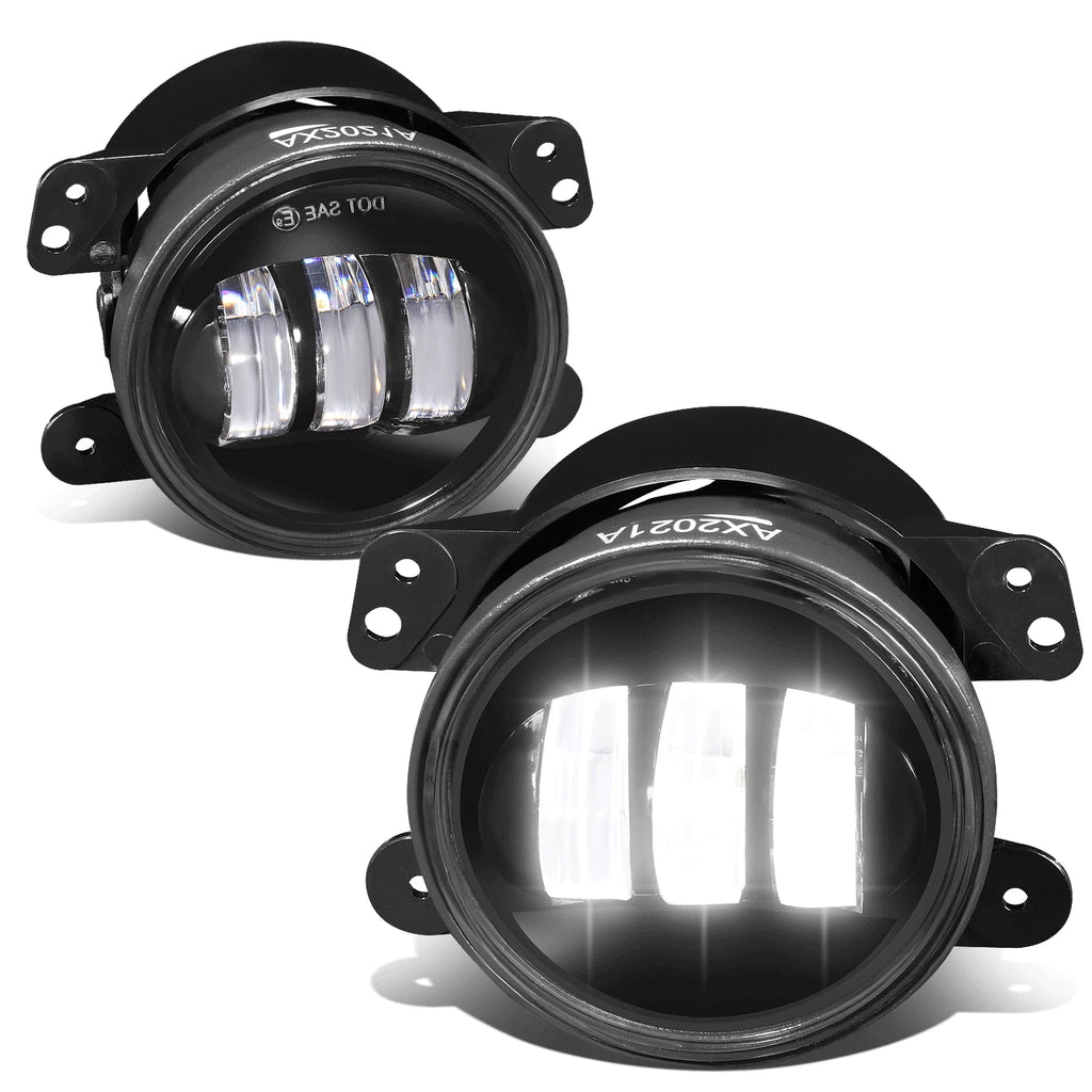 LED Projector Fog Lights for Jeep Wrangler JK Grand Cherokee (2007–2018)