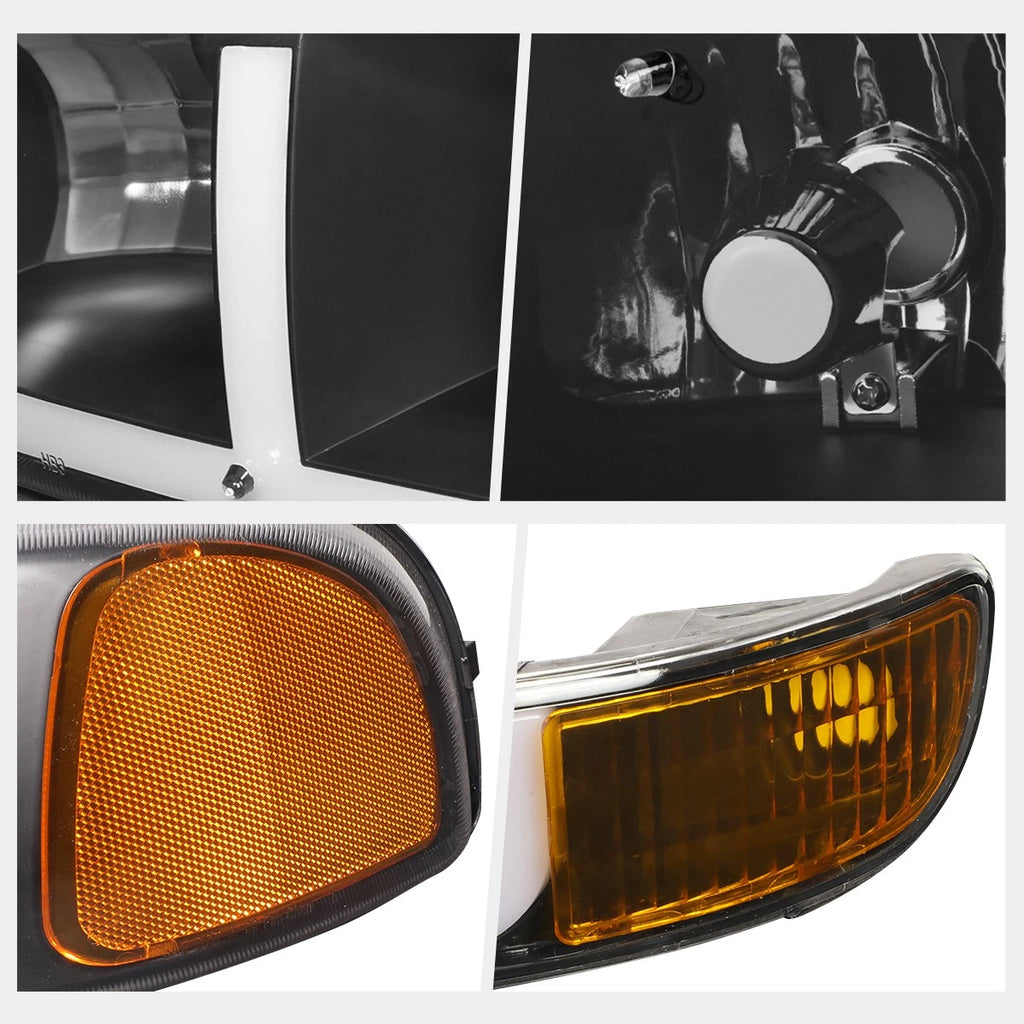 LED DRL Headlights for GMC Sierra 1500 2500HD 3500HD Classic (1999–2007)