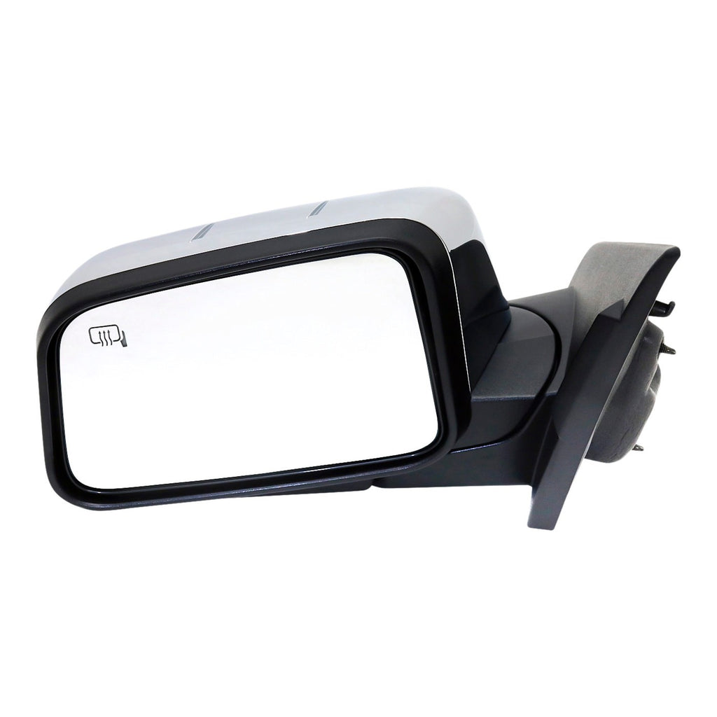 Power Mirror for Lincoln MKX (2007) Left Manual Fold with Memory Chrome