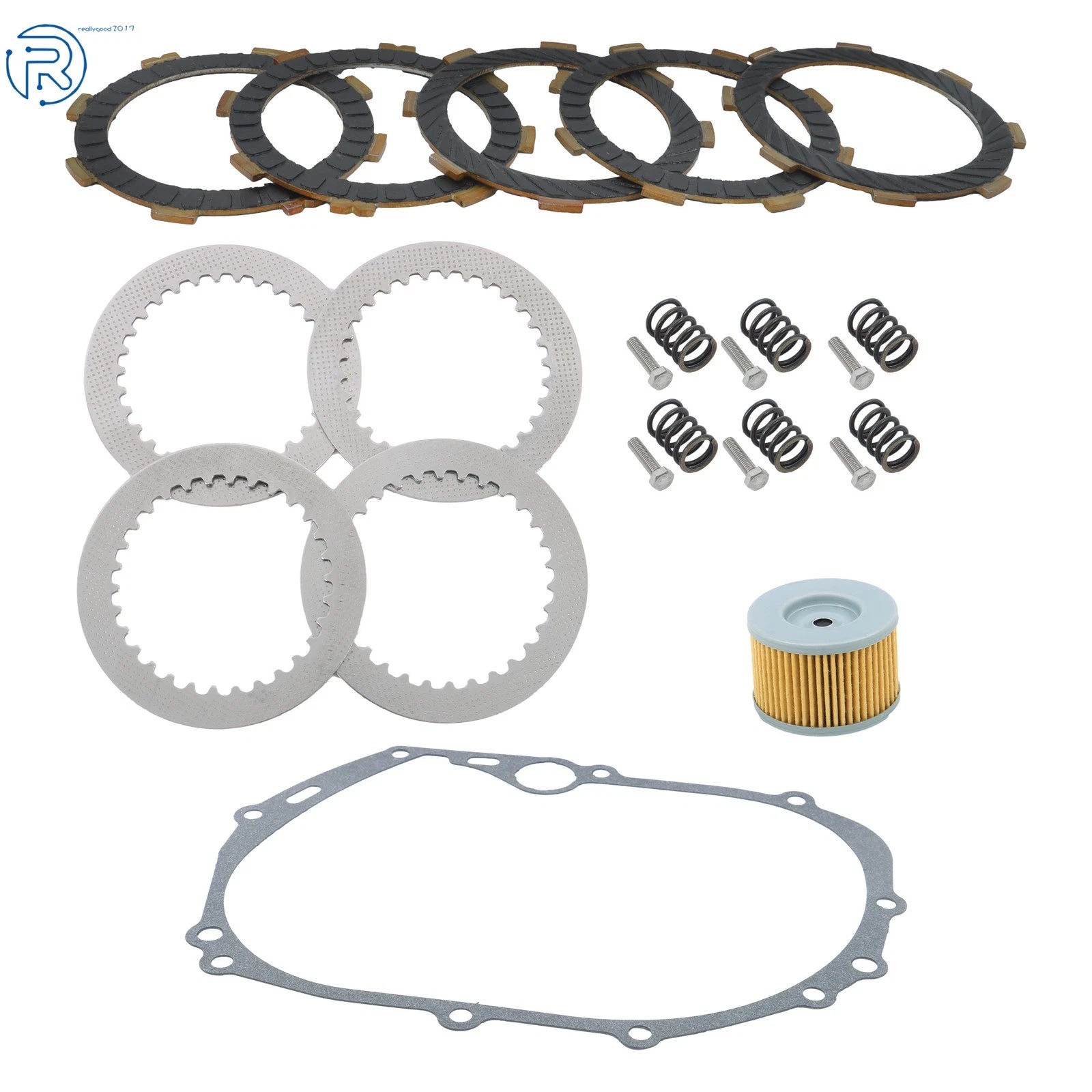 Clutch Friction Steel Plates Kit for Kawasaki KLX110 KLX110L (2002–2024)