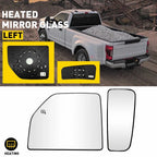 Tow Mirror Glass for Ford F150 (2015–2020) Heated LH Driver Side