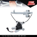 Power Window Regulator with Motor for Cadillac Chevrolet GMC (2007–2014)