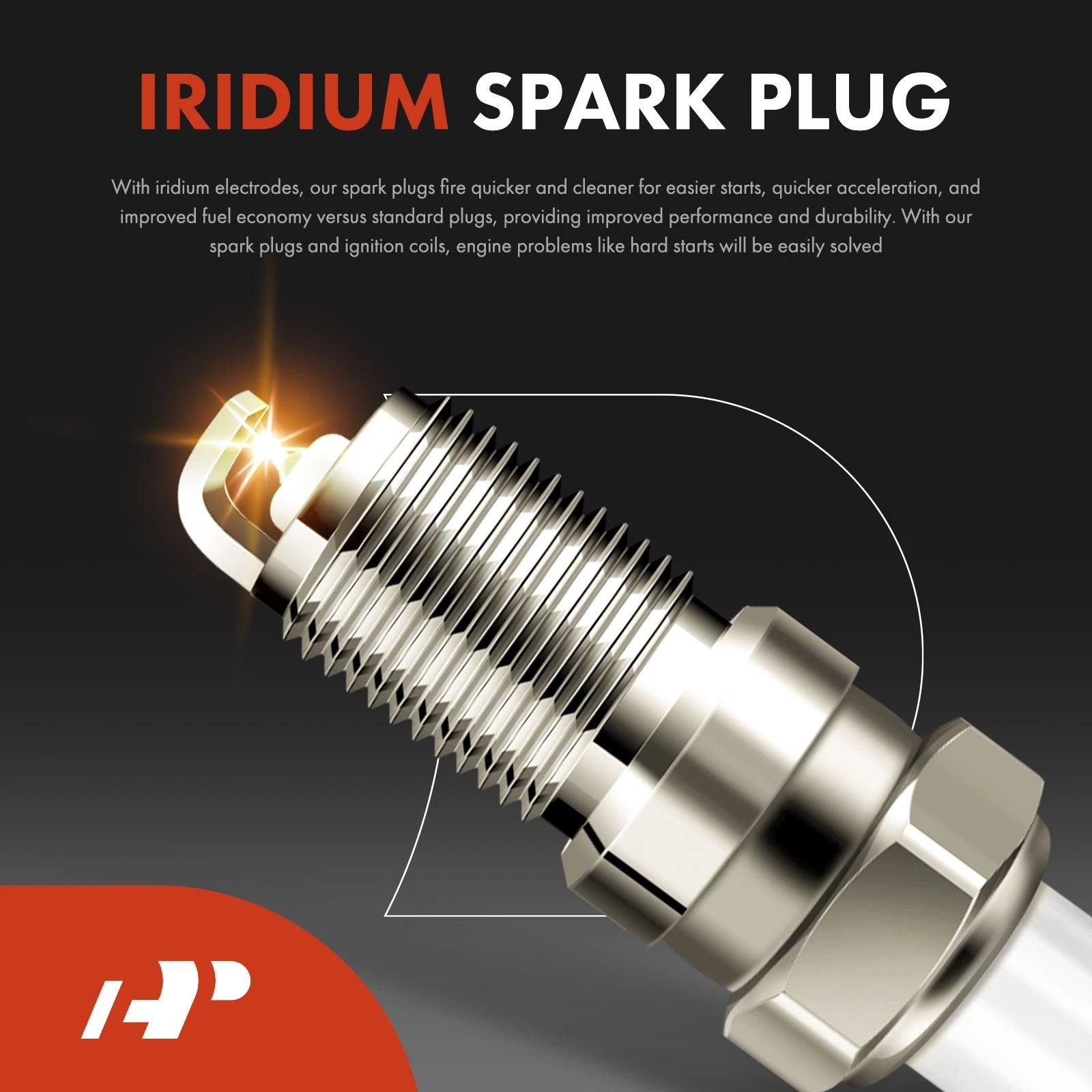 Set of 6 Ignition Coils & Iridium Spark Plugs for Ford Taurus (2001–2006)