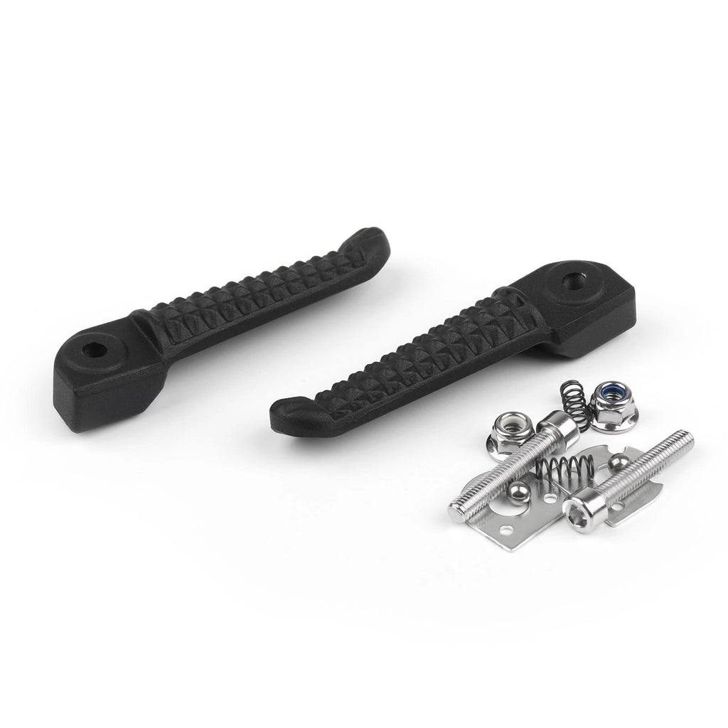 Foot Pegs for Yamaha R6S R1 (1999–2012) Aluminum Black Passenger Rest U8