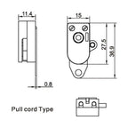 Pull Switch for Lighting Fixtures 250